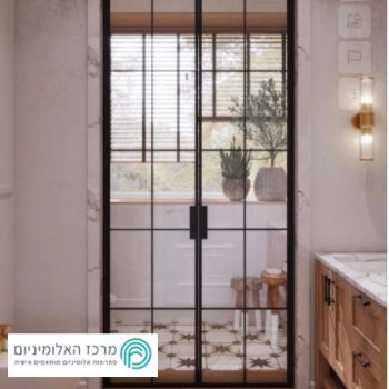 דלתות אלומיניום למקלחת